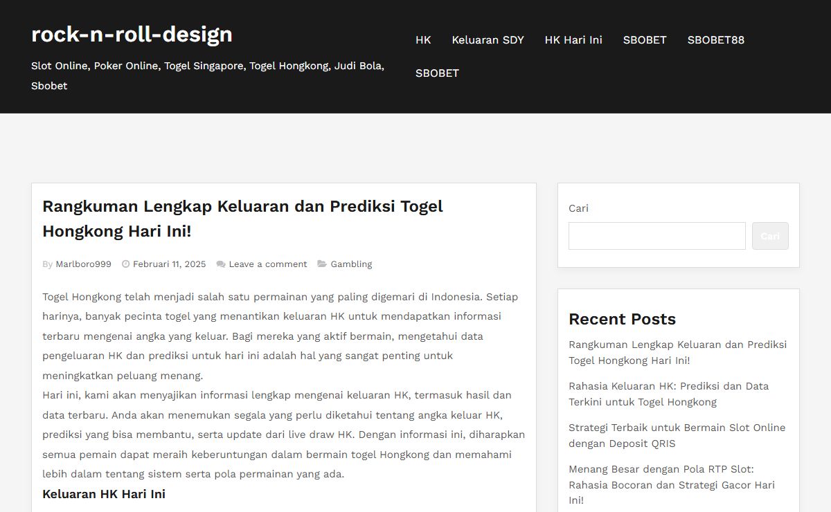 rock-n-roll-design - Slot Online, Poker Online, Togel Singapore, Togel Hongkong, Judi Bola, Sbobet