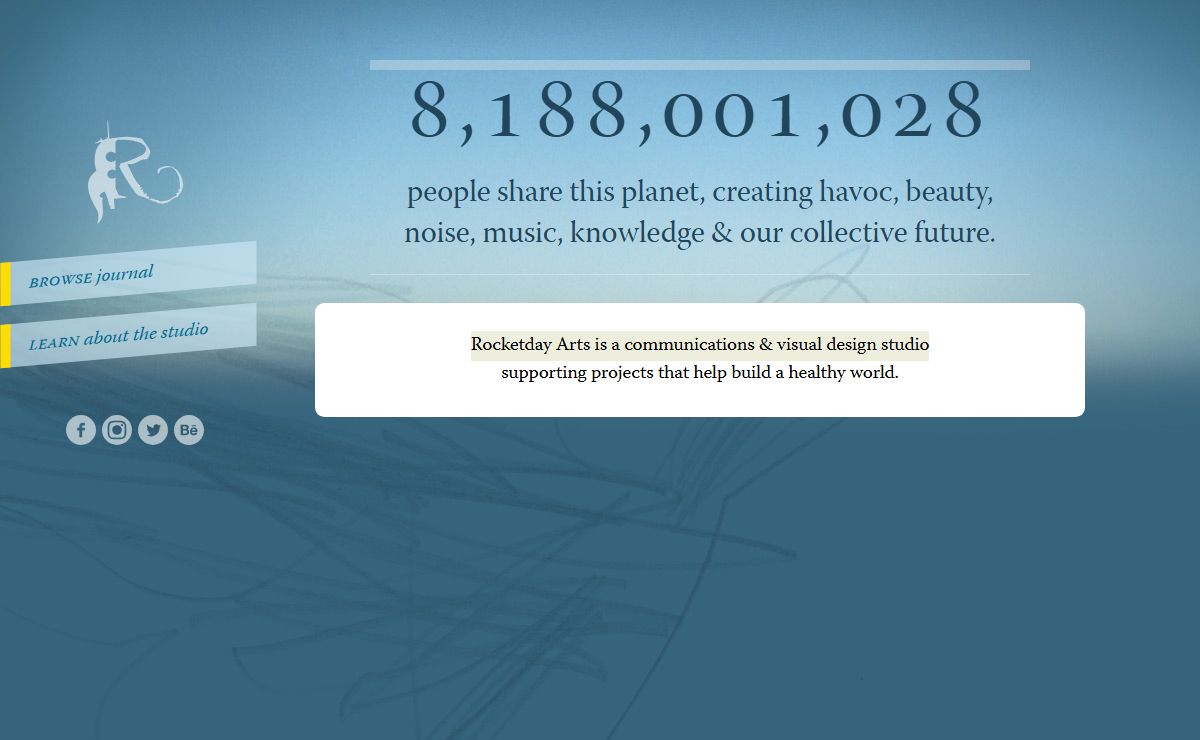 Rocketday Arts :: welcome [ a design studio in Victoria, BC, Canada ]