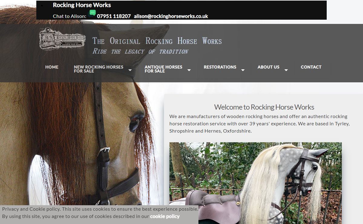 The Original Rocking Horse Works - Hand Crafted New and Restored Rocking Horses
