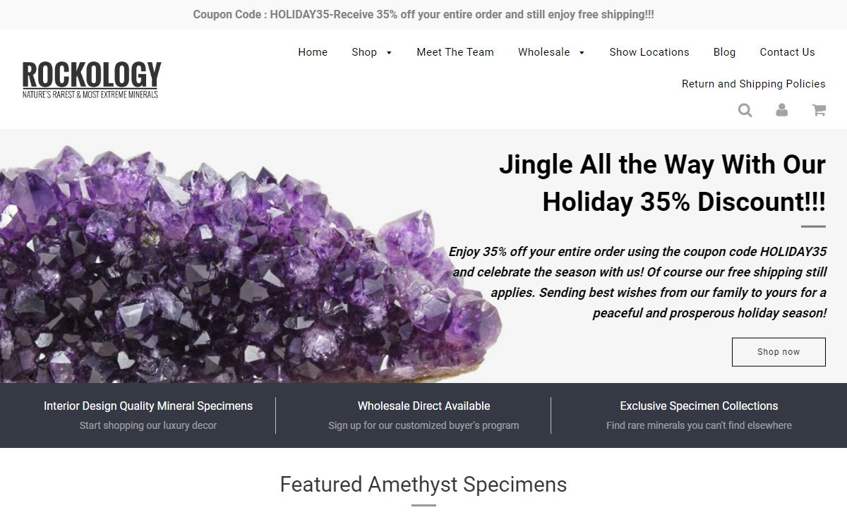 Gem show quality gem and mineral sales for wholesale and retail – Rockology.net