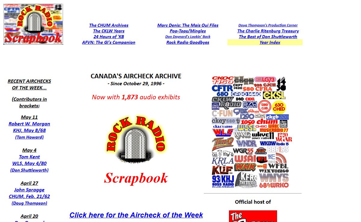Rock Radio Scrapbook