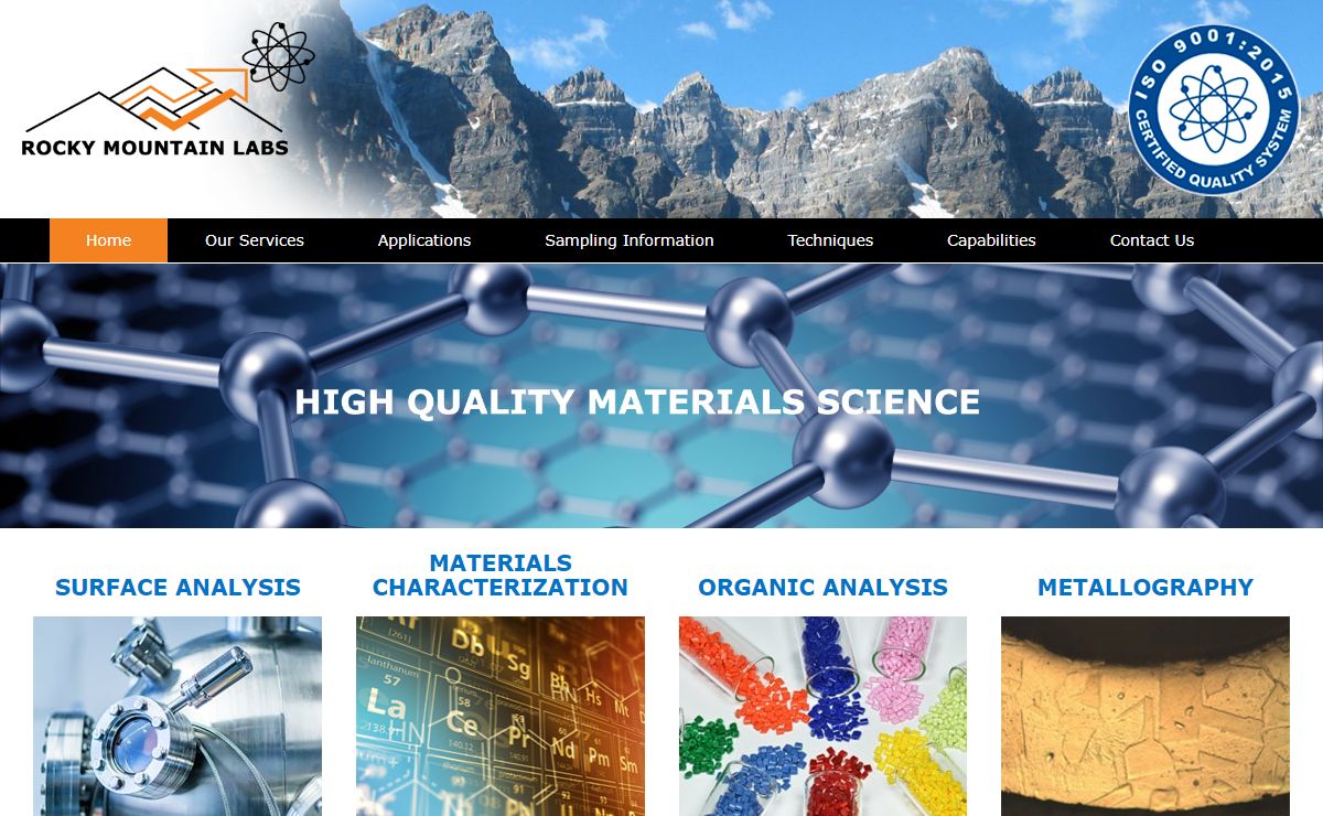Chemical Surface Material Analysis Testing Lab Denver Colorado