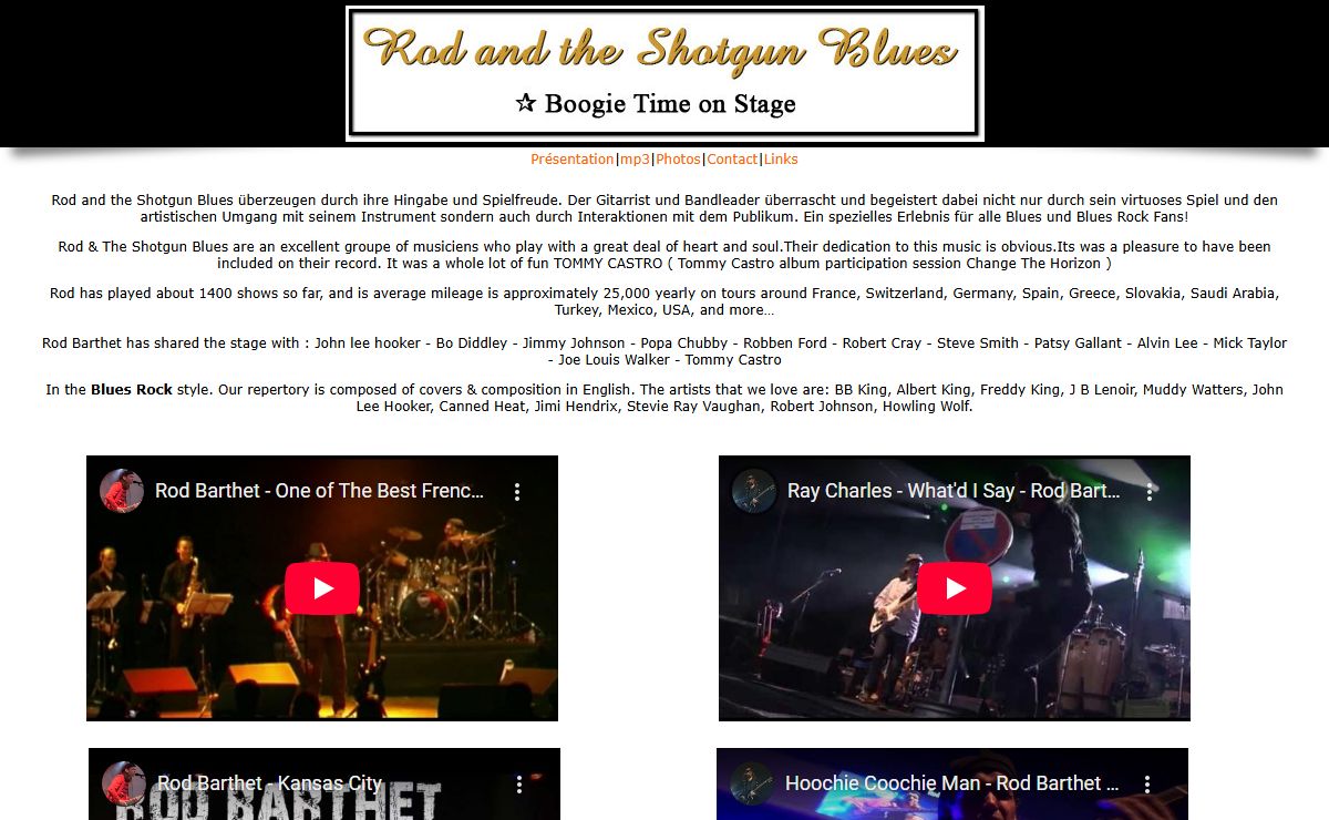 Rod and The Shotgun Blues Band