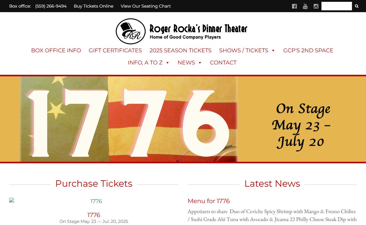 Home - Roger Rocka's Dinner Theater