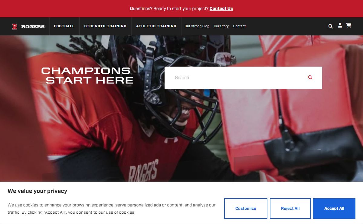 Football Training Equipment and Accessories - Rogers Athletic