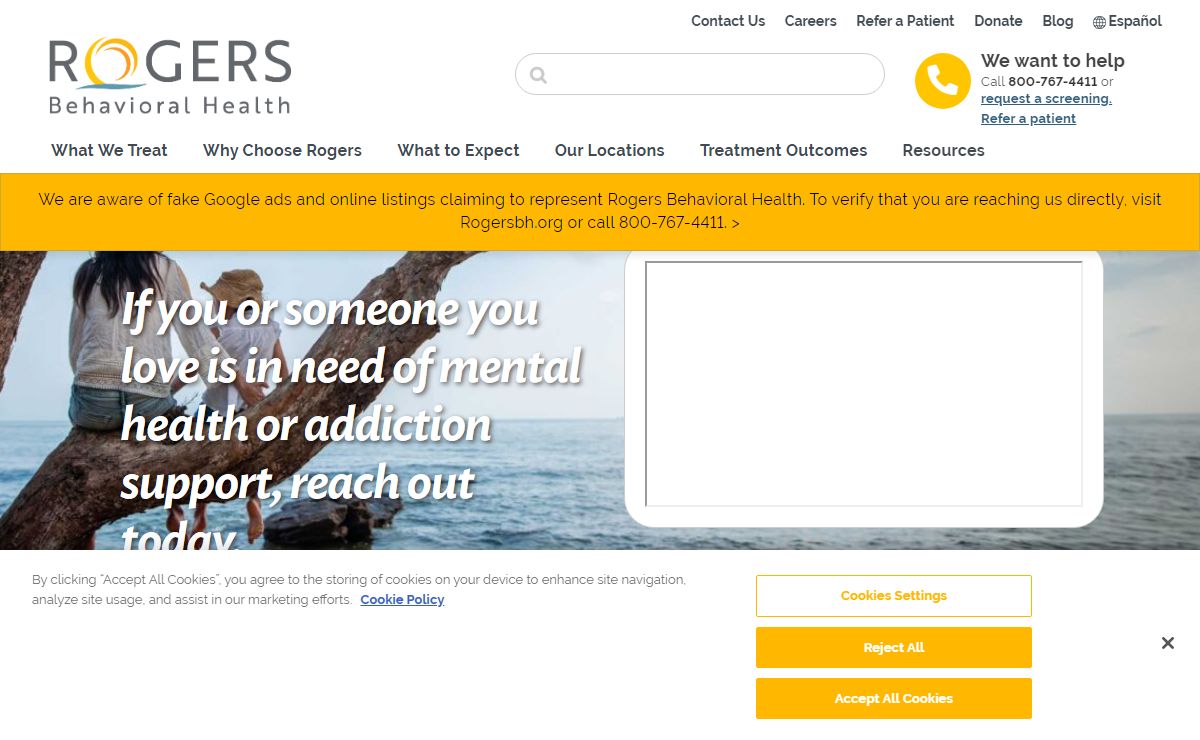 Behavioral Health & Recovery Services – Rogers Behavioral Health