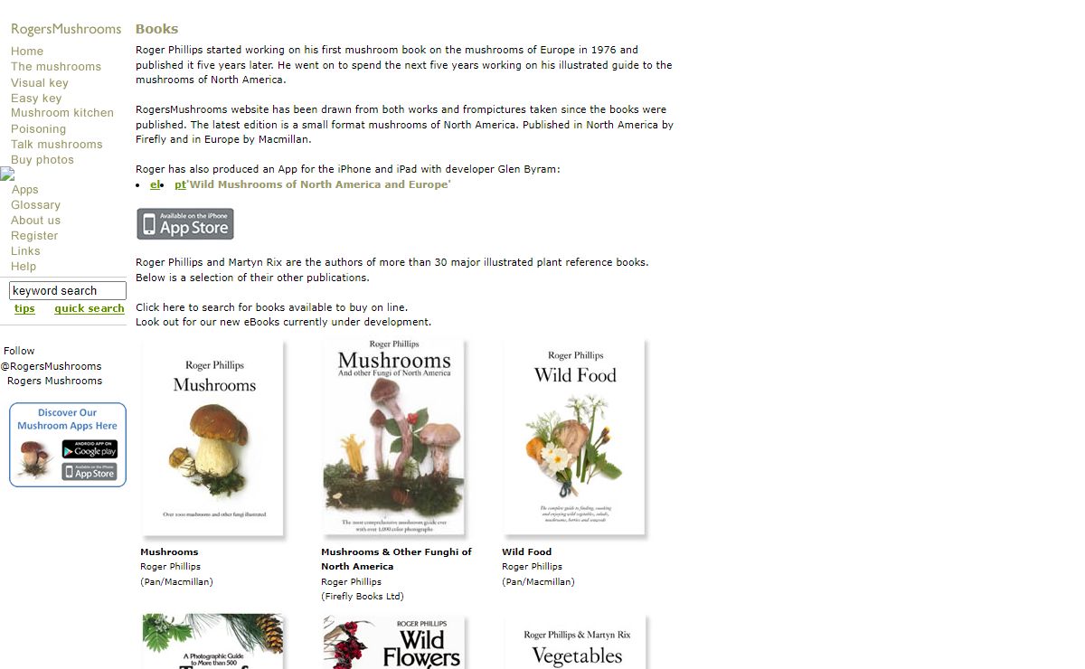 Rogers Mushrooms | Mushroom Pictures & Mushroom Reference