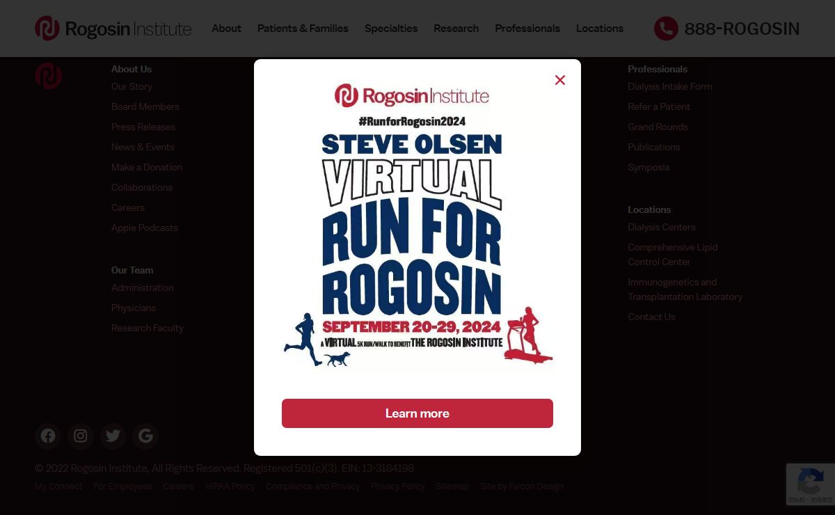 Kidney Disease Diagnostics & Treatment - Rogosin Institute