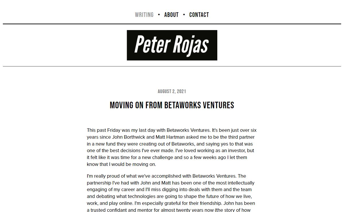 peter rojas