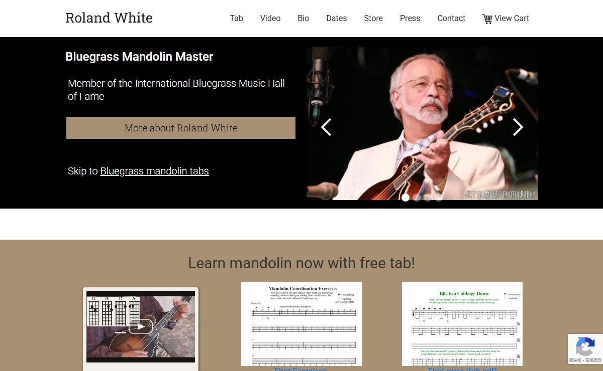 Roland White's Bluegrass Mandolin Tabs and Lessons; How to Play Mandolin
