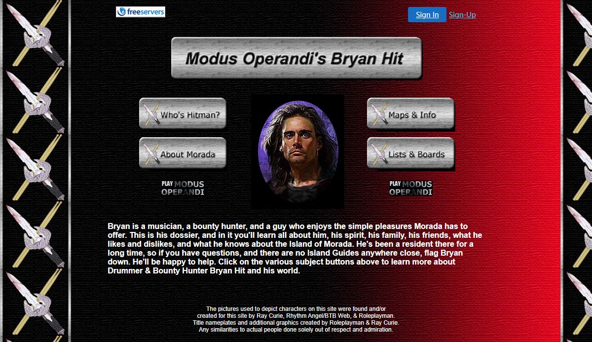 Roleplayman's Modus Operandi Site