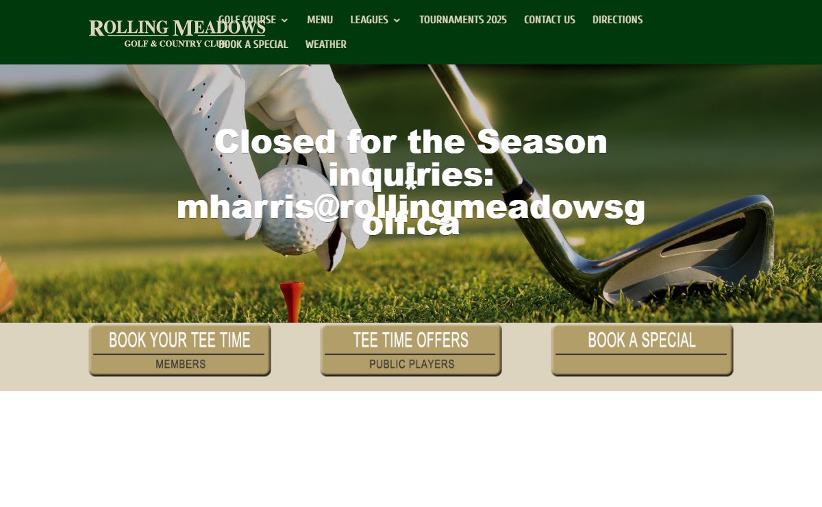 ROLLING MEADOWS GOLF & COUNTRY CLUB |