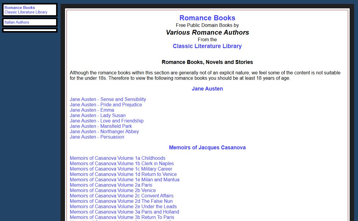 Romance Books