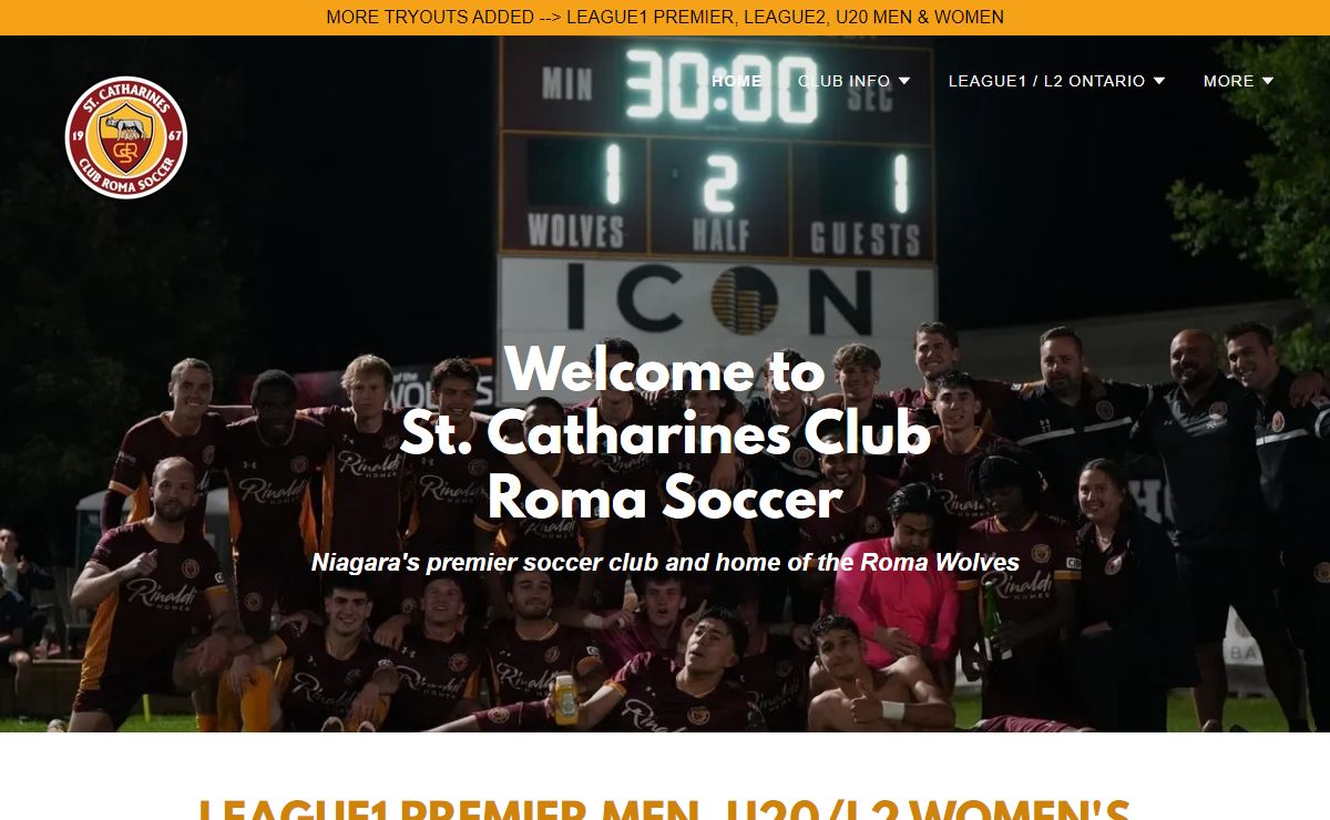 St. Catharines Club Roma Soccer - Soccer, Sports