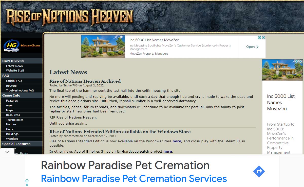 Rise of Nations Heaven