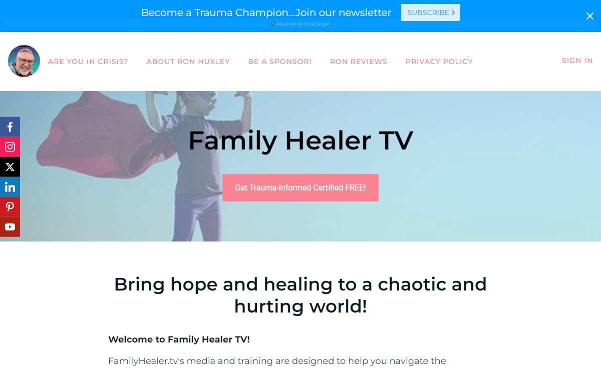 Family Healer TV Trauma Informed Training