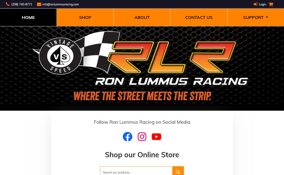 Home - Ron Lummus Racing