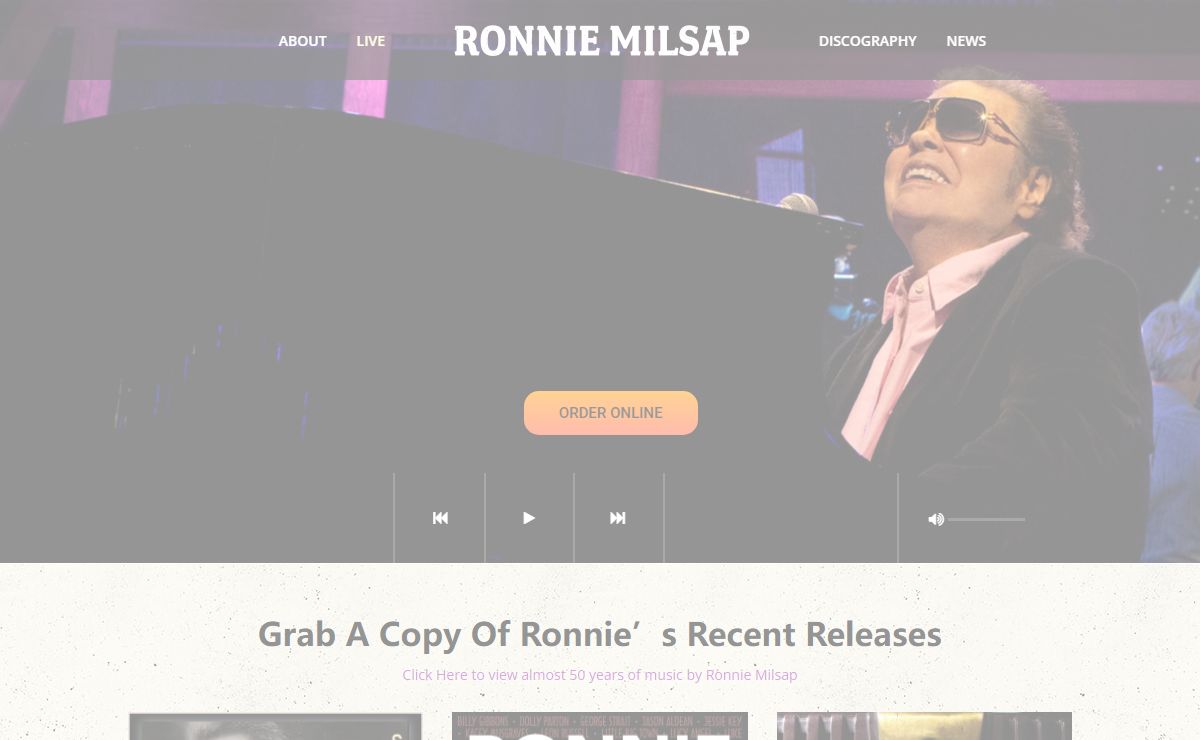 Ronnie Milsap Official Website