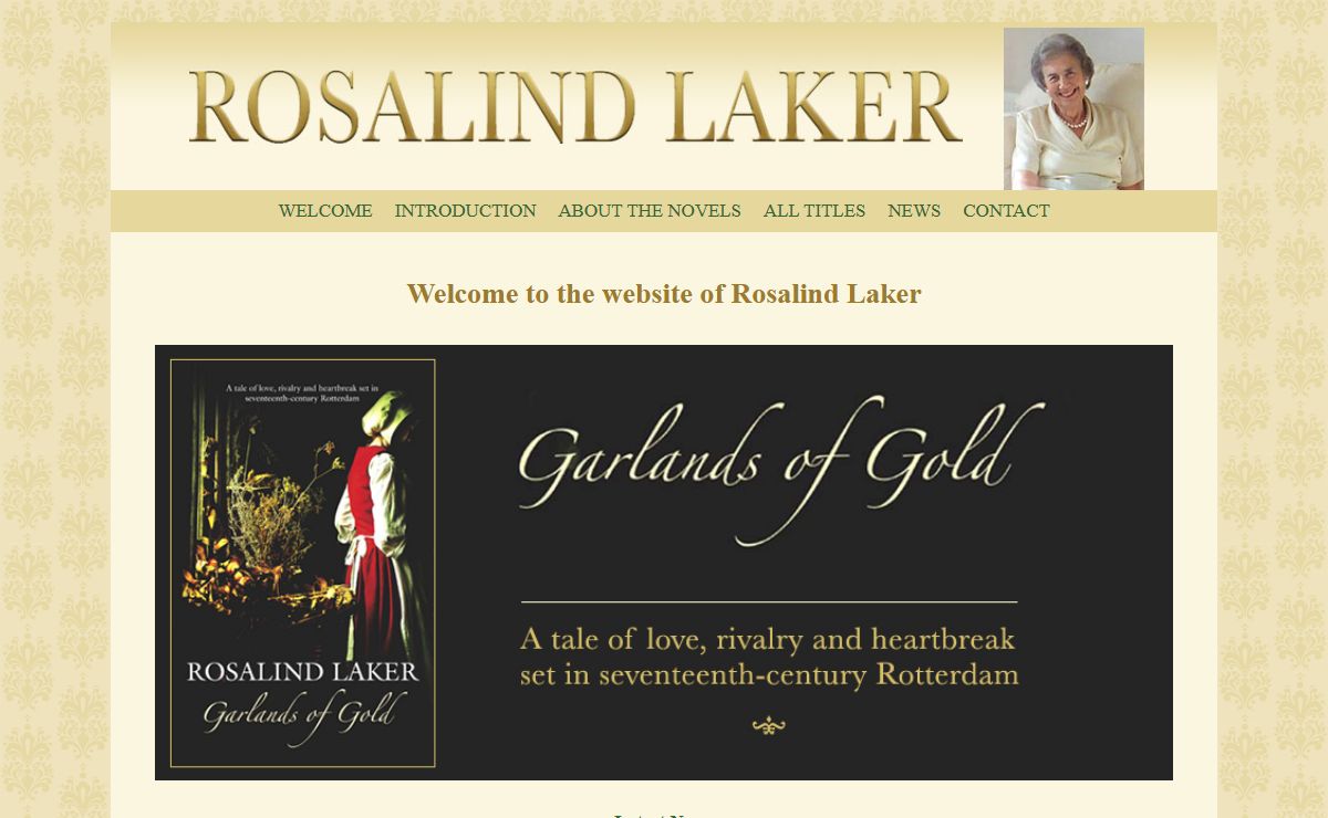 Rosalind Laker historical romantic novels are translated in many languages