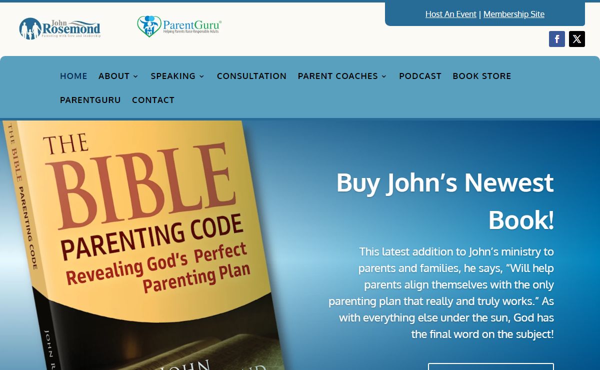 Home - John Rosemond: Coach, Author, Speaker