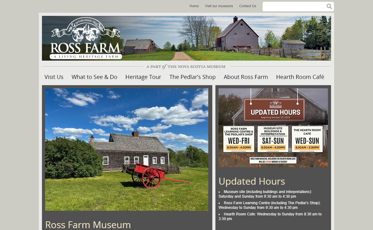 Ross Farm Museum |