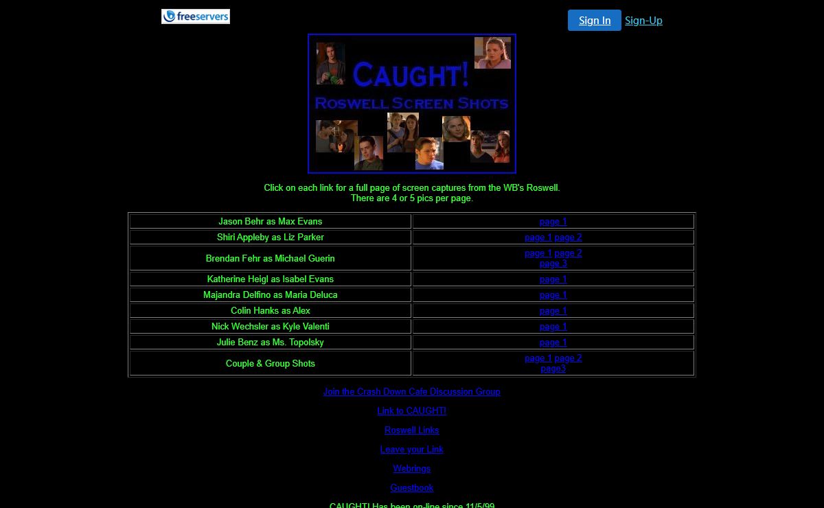 CAUGHT! Roswell Screen Shots