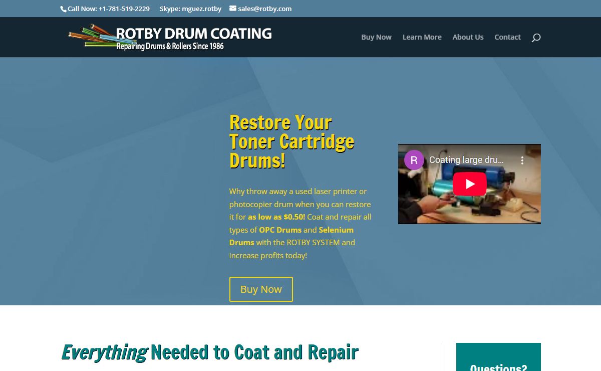 Home - Rotby Drum Coating