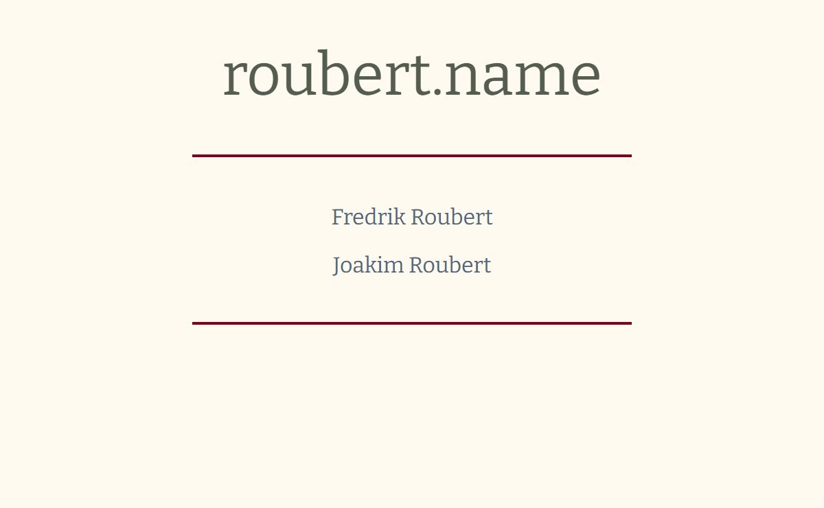 roubert.name