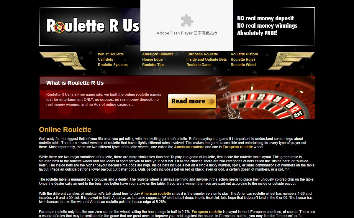 Roulette - Online Roulette games you can play for free, no download needed!