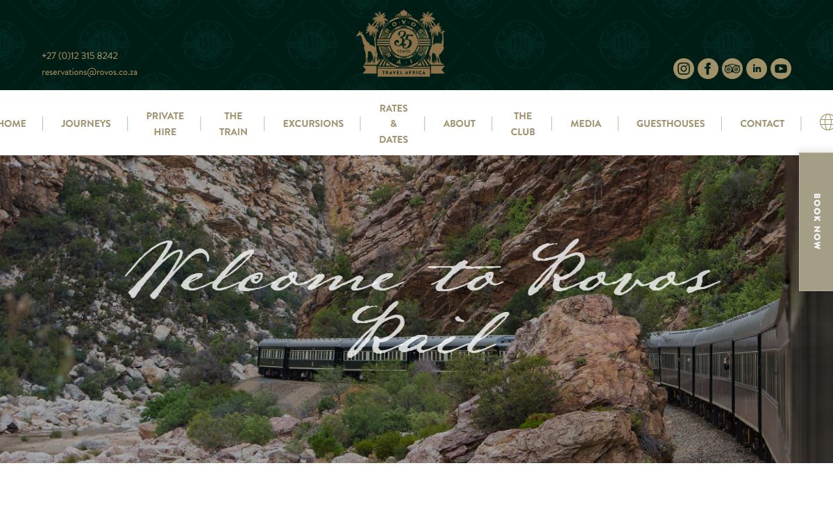 Great Southern Africa Train Adventures - Rovos Rail