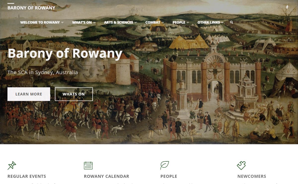 Barony of Rowany – The SCA in Sydney, Australia