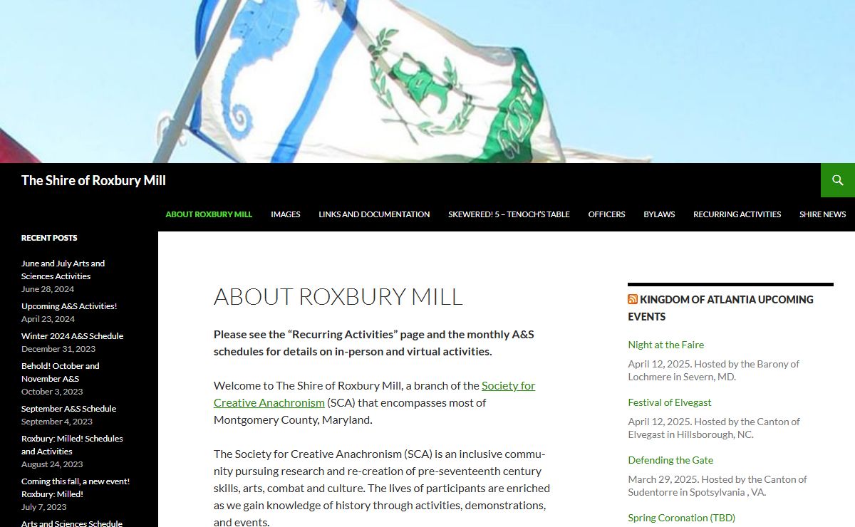 The Shire of Roxbury Mill