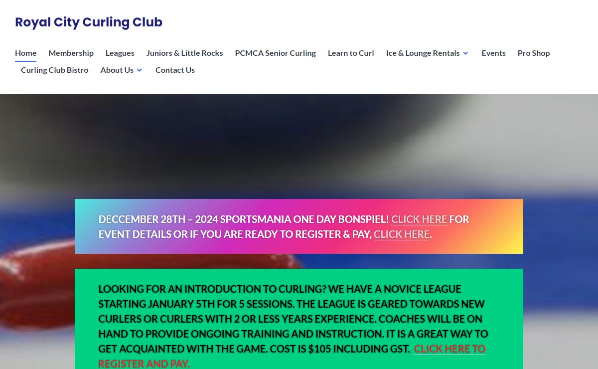 Home - Royal City Curling Club