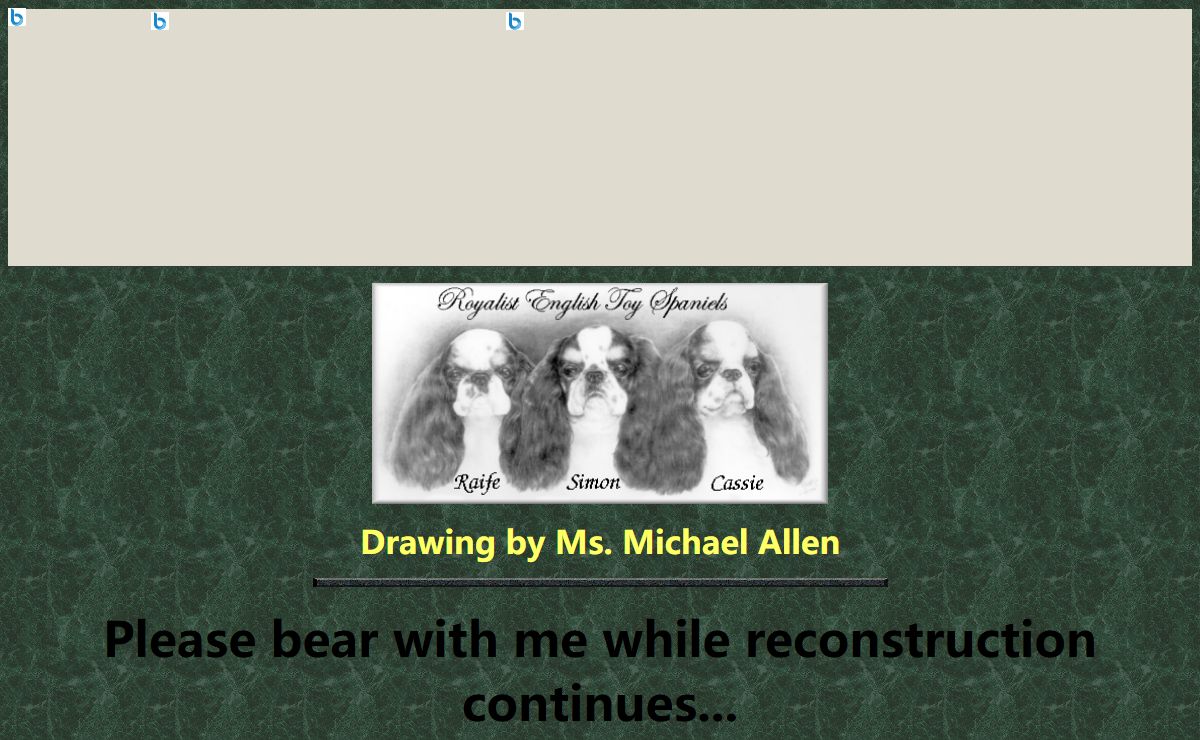 Royalist English Toy Spaniels--The Companion of Kings, the King of Companions