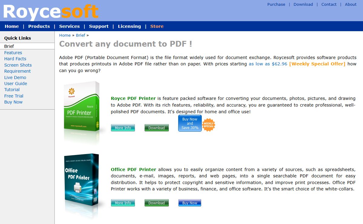 Roycesoft - Royce PDF Printer, Office PDF Printer, Office PDF Server