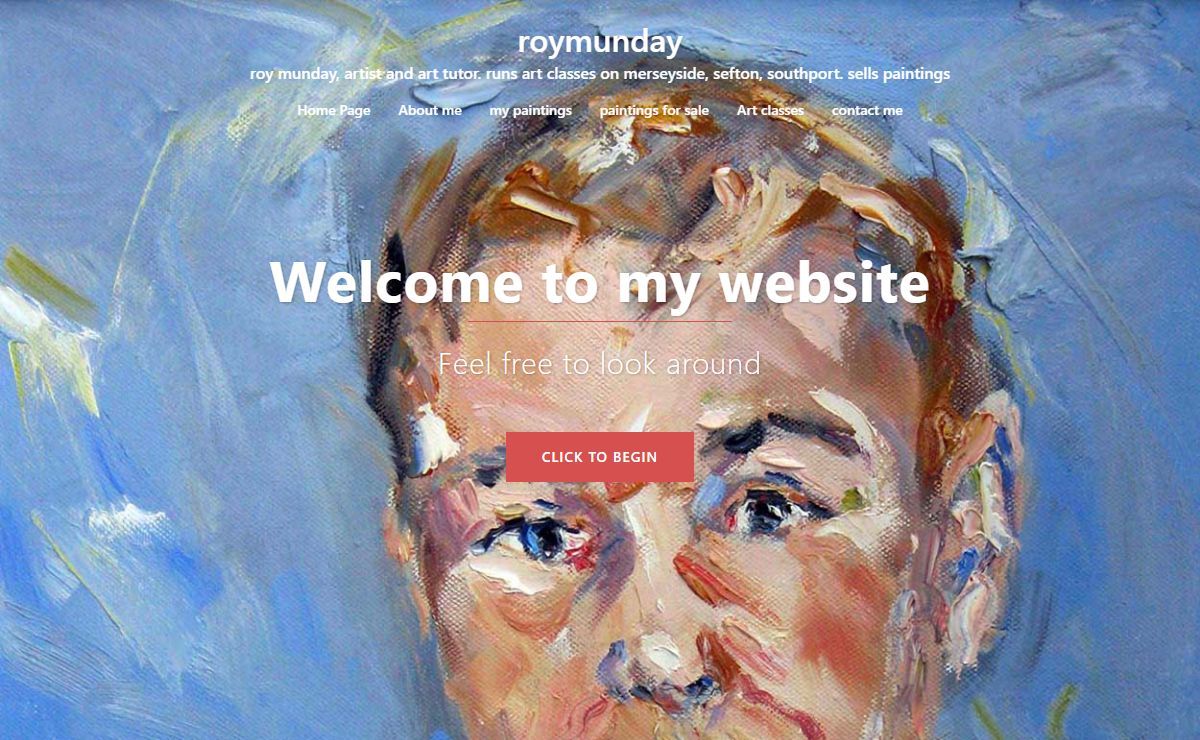 roy munday, artist and art tutor, teaches art classes on merseyside