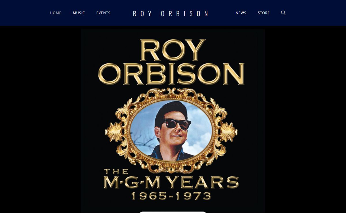 Roy Orbison – The Official Website of The Soul of Rock and Roll