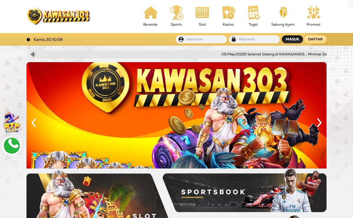 KAWASAN303 - LINK SITUS JUDI TOTO SLOT ONLINE GACOR TERPERCAYA HARI INI