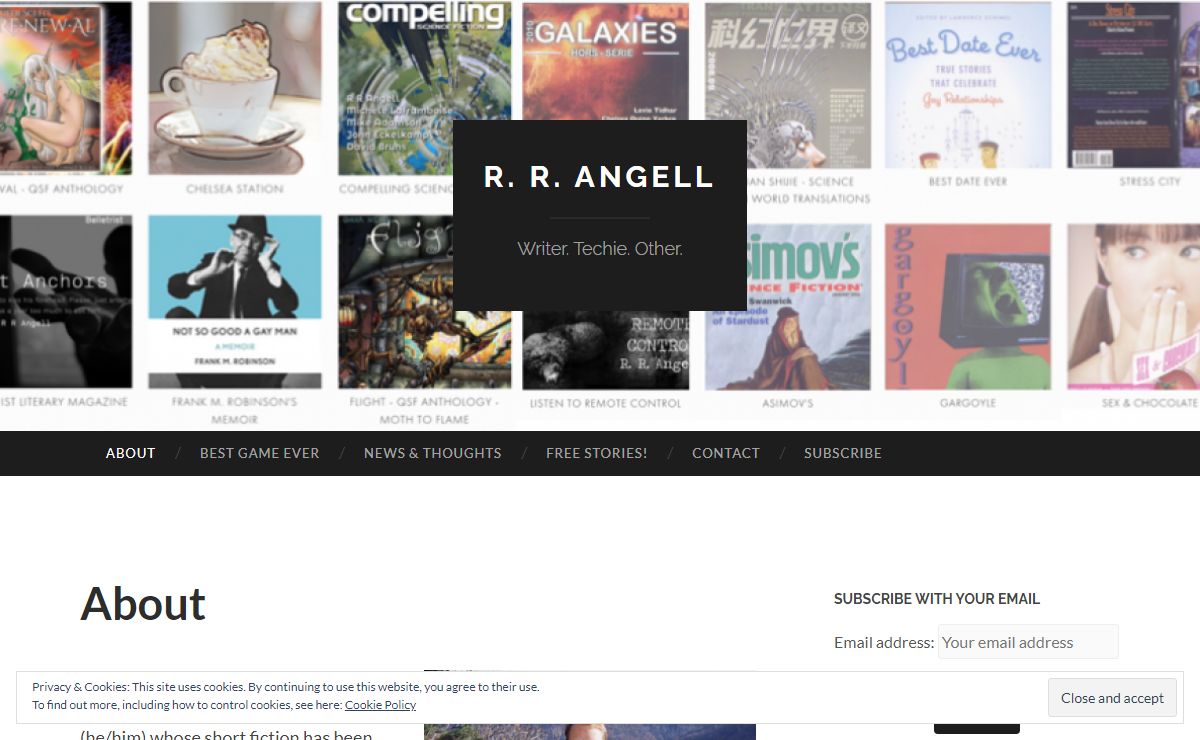 R. R. Angell | Writer. Techie. Other.