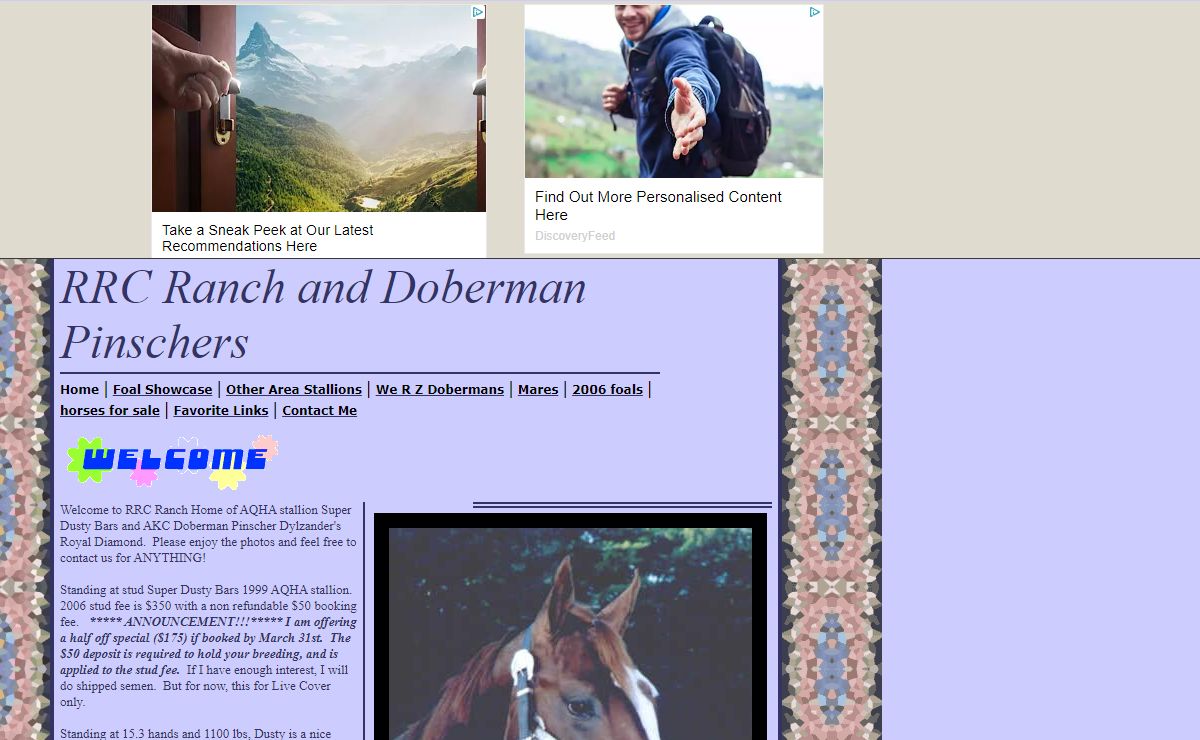 RRC Ranch and Doberman Pinschers