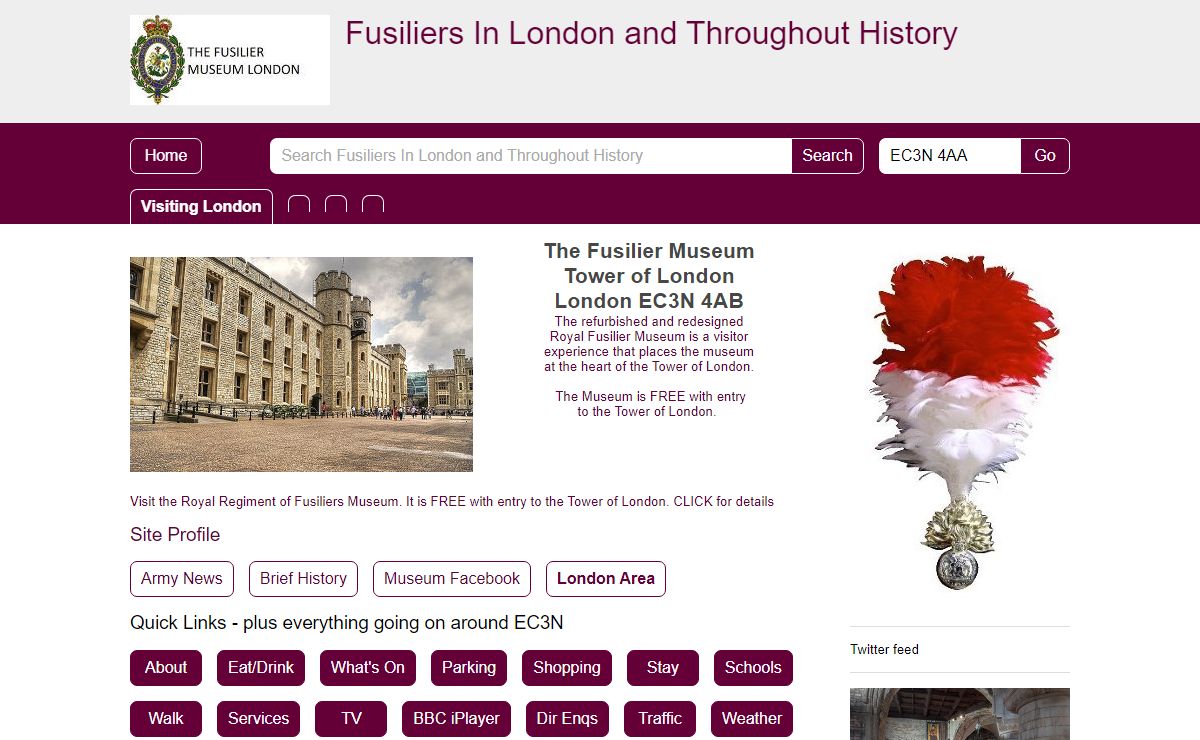 Fusiliers In London and Throughout History