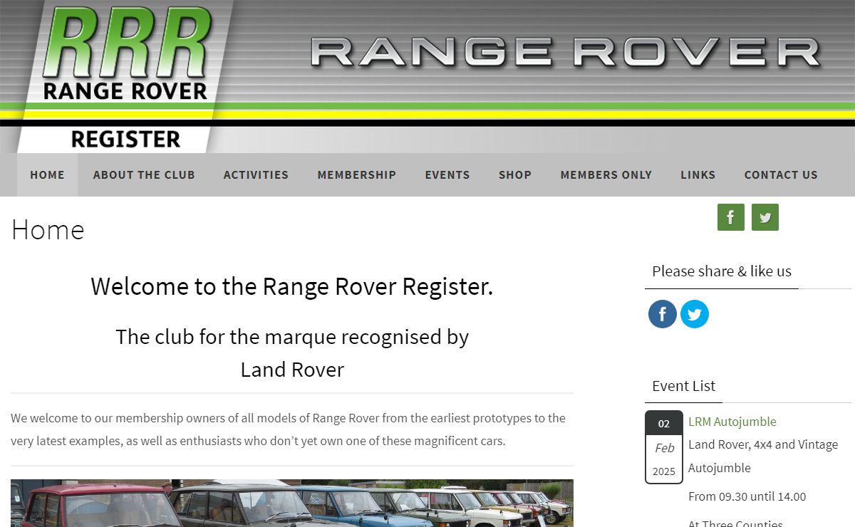 Range Rover Register