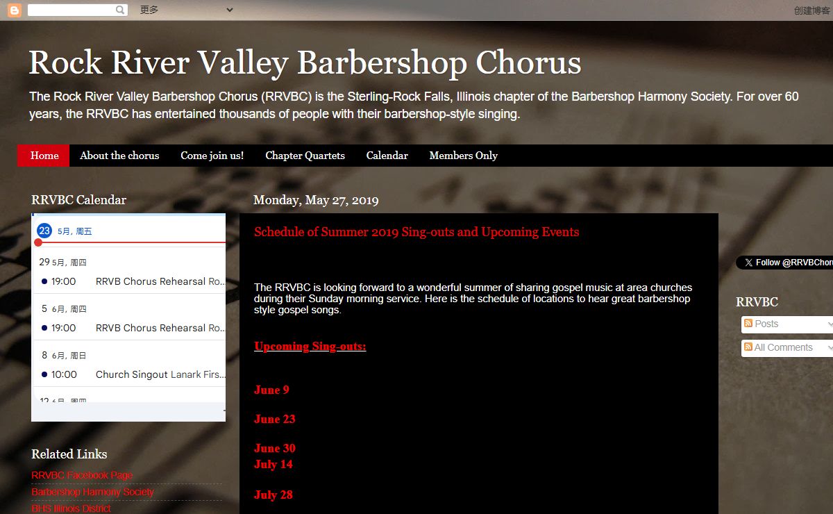 Rock River Valley Barbershop Chorus