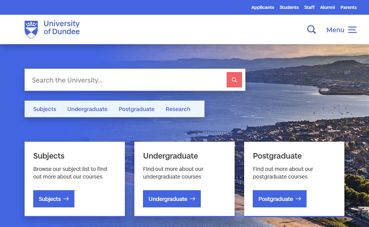 University of Dundee, UK, Scotland, United Kingdom