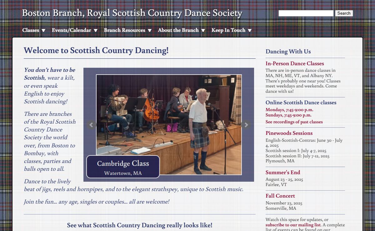 Boston Branch, Royal Scottish Country Dance Society