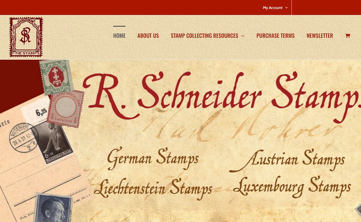 R. Schneider Stamps – Germany, Austria, Liechtenstein & Luxembourg