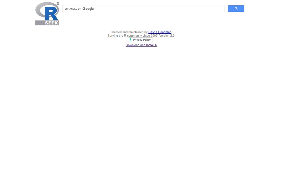 rseek.org - rstats search engine