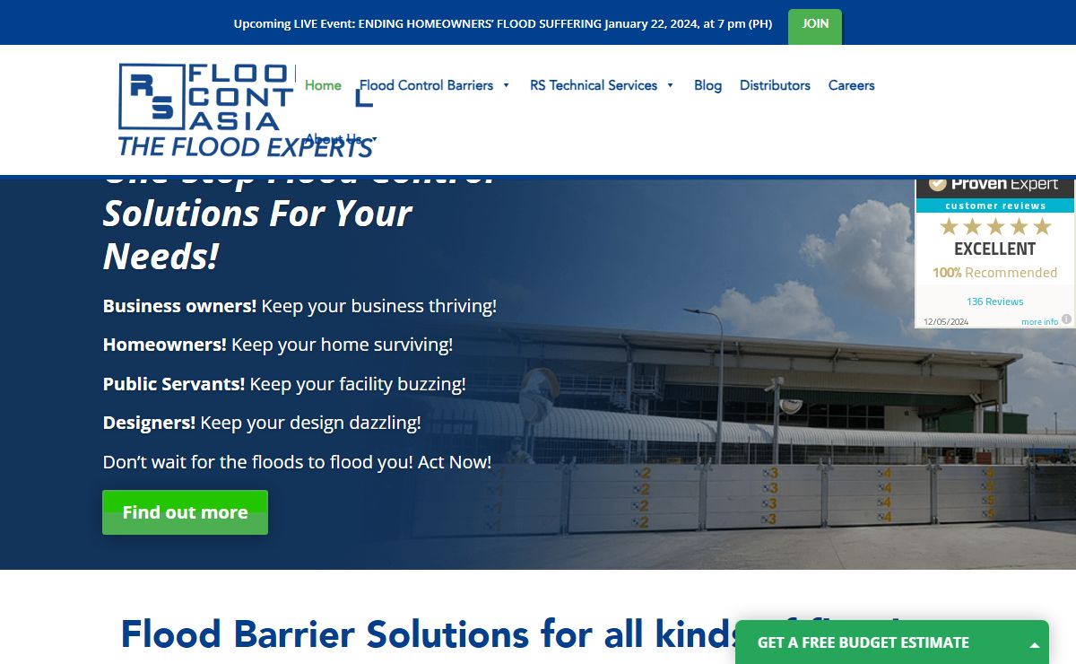 Best Flood Barrier Solution - RS Flood Control