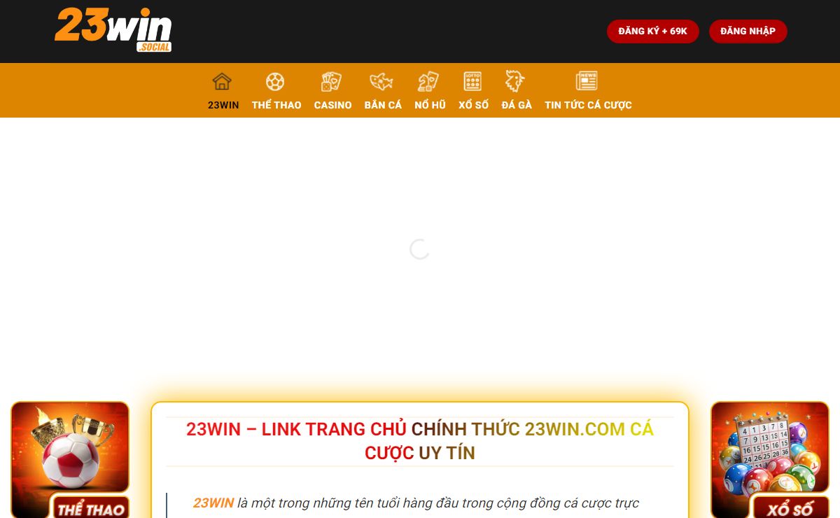 23WIN - Link Trang Chủ Chính Thức 23WIN.COM Cá Cược Uy Tín