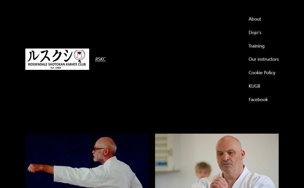 RSKC – Rossendale Shotokan Karate Club web site